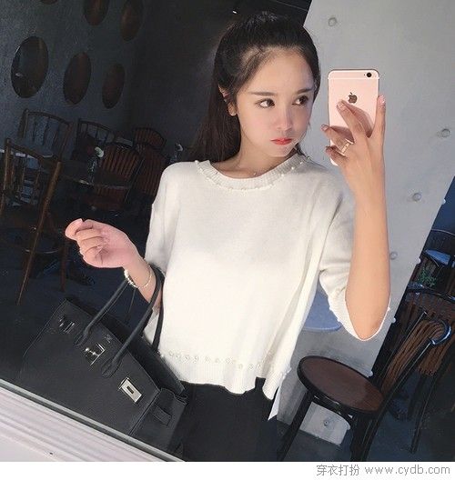 大美万种不如你,针织暖女明媚兮