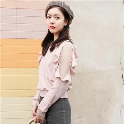 粉色露肩,可爱很减龄