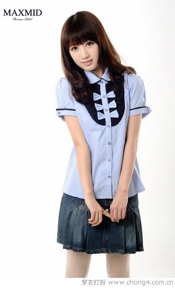 甜美学生装 尽显乖乖女气质 甜美学生装 尽显乖乖女气质