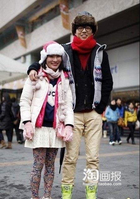 春节街拍潮人 气场搭配火起来