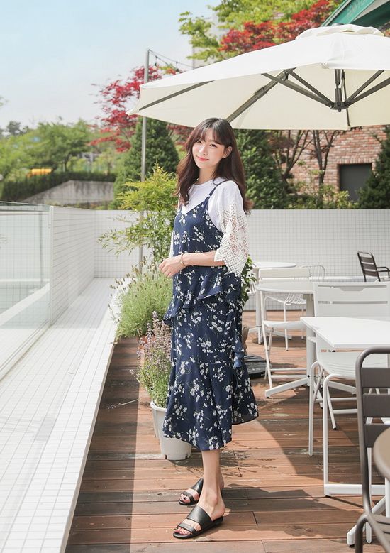 碎花连衣裙显瘦搭配,hold住森女系小清新